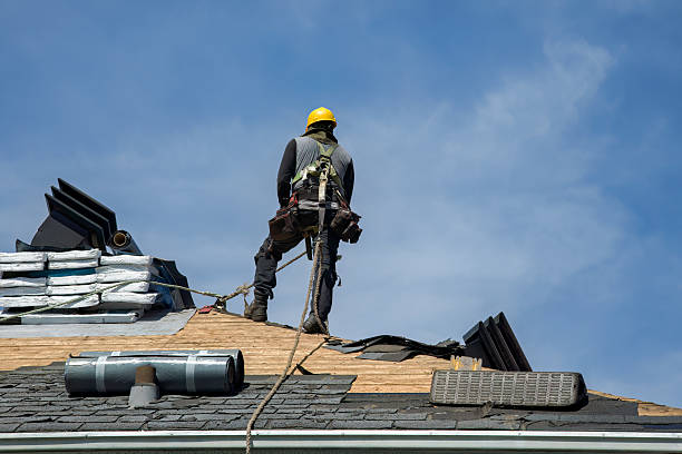 Professional Gutter Installation technician working in Dammeron Valley, UT